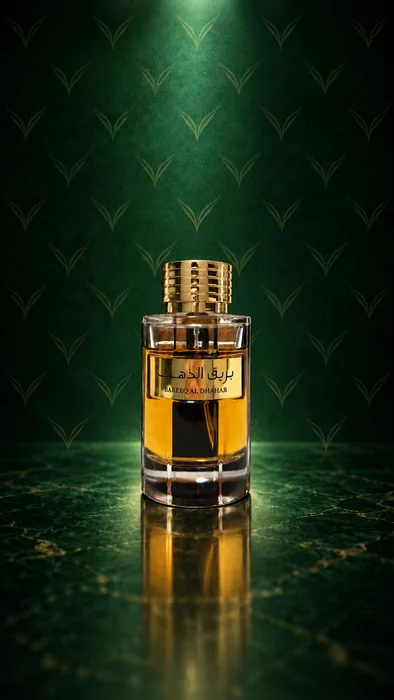 Frasco do perfume Bareeq Al Dhahab