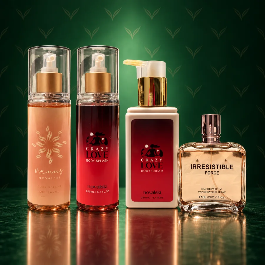 Produtos de corpo e perfume do terceiro prêmio
